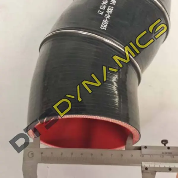 1300-01-00255-Патрубок-интеркулера-(ZhongTong)-S-образный-d=100_d=100-63-3