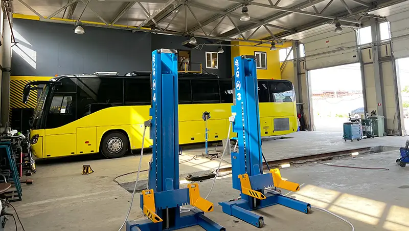 Профессиональный ремонт грузовиков, автобусов и спецтехники в техцентре DTS