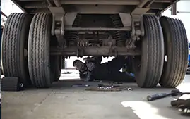 Ремонт подвески грузового автомобиля